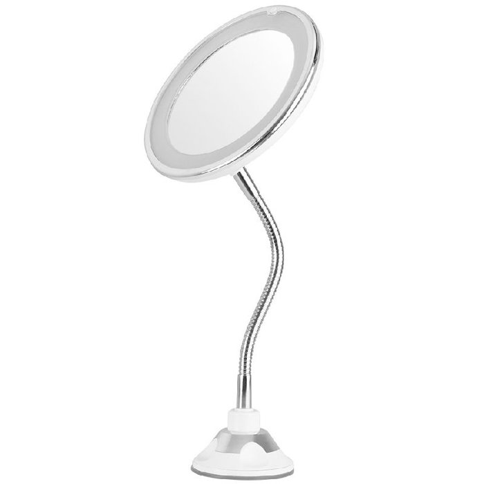 Orbegozo Espejo cosmético de pared con luz ESP 1020 telescópico 17 cm cosmético